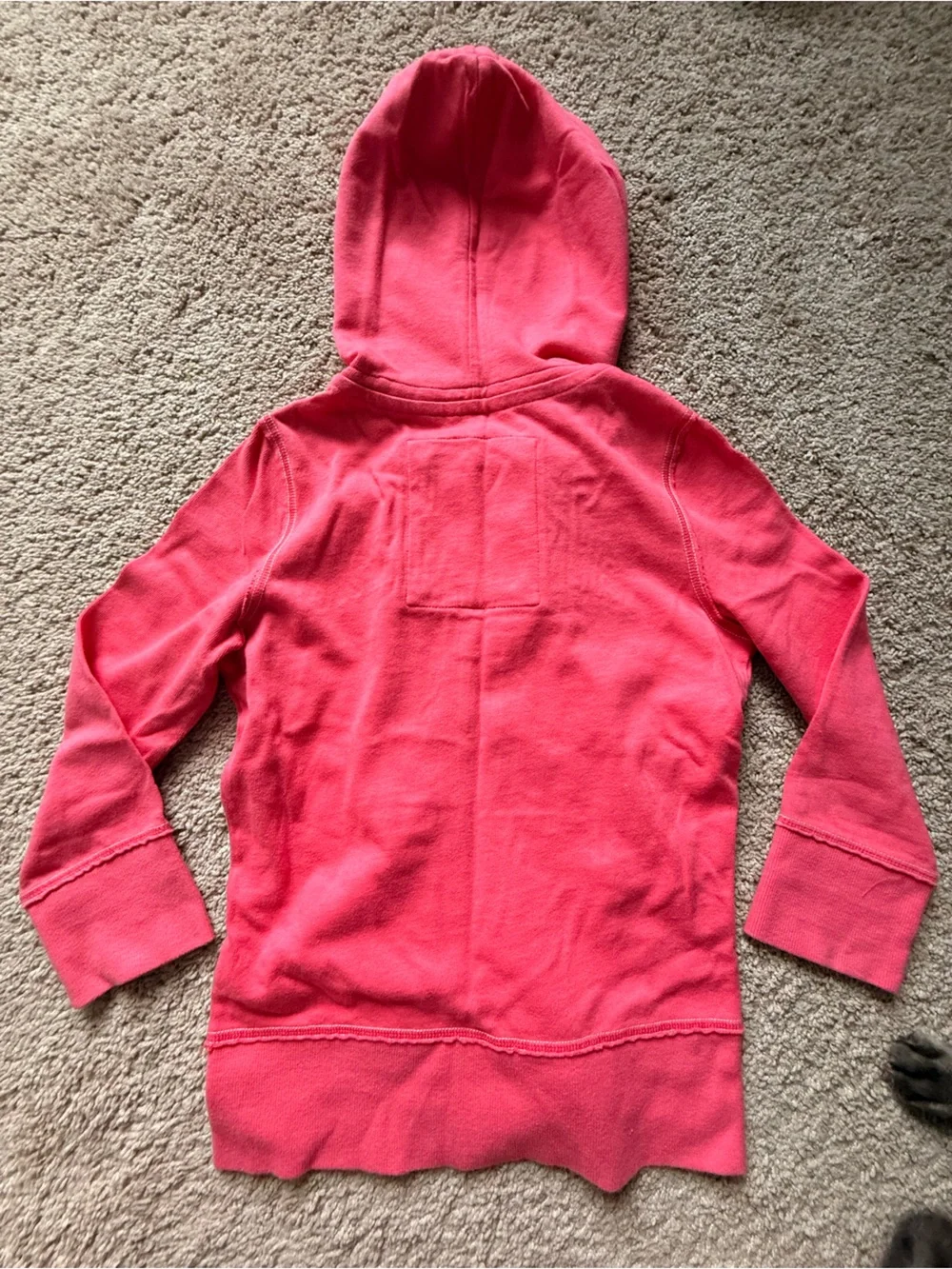 Abercrombie Kids Coral Pink Hooded Zip Sweatshirt